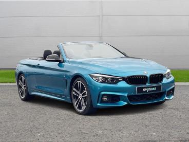 SPOTICAR Bmw 4 Series Serie 4 3.0 440i Gpf M Sport Auto Euro 6 (s/s) 2dr Used Car - Saloon Petrol Blue - Selby - 1200557095_1