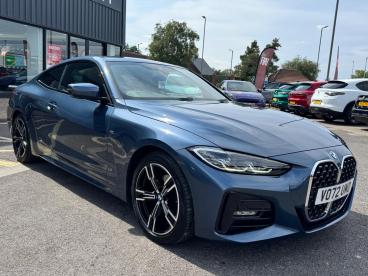 SPOTICAR Bmw 4 Series Serie 4 2.0 420i M Sport Auto Euro 6 (s/s) 2dr Used Car - Coupe Petrol Blue - Cheltenham - 1200621698_1