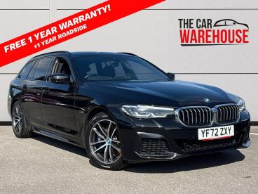 SPOTICAR Bmw 5 Series Serie 5 2.0 530e 12kwh M Sport Touring Steptronic Euro 6 ( Used Car - Estate Plug-in Hybrid Black - Bridgend - 1200517759_1