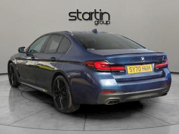 SPOTICAR Bmw 5 Series Serie 5 3.0 530d Mht M Sport Steptronic Xdrive Euro 6 (s/s Used Car - Saloon Hybrid Blue - Worcester - 1200577170_5