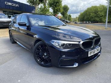 SPOTICAR Bmw 5 Series Serie 5 2.0 530e 9.2kwh M Sport Auto Euro 6 (s/s) 4dr Used Car - Saloon Plug-in Hybrid Black - Swansea - 1200625103_1