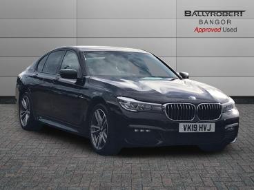SPOTICAR Bmw 7 Series Serie 7 3.0 730d M Sport Auto Xdrive Euro 6 (s/s) 4dr Used Car - Saloon Diesel Black - Bangor - 1200576837_1