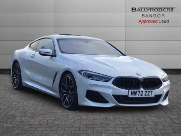 SPOTICAR Bmw 8 Series Serie 8 3.0 840i M Sport Steptronic Euro 6 (s/s) 2dr Used Car - Coupe Petrol White - Bangor - 1200578734_1