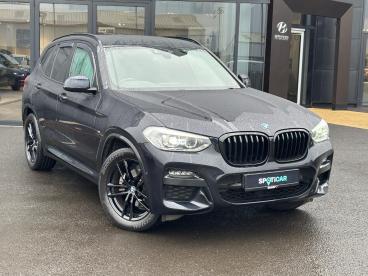 SPOTICAR Bmw X3 2.0 20d Mht M Sport Auto Xdrive Euro 6 (s/s) 5dr Used Car - Suv Hybrid Black - Eglinton - 1200637949_1