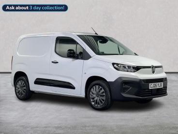SPOTICAR Citroën Berlingo 1.5 Bluehdi 1000 Driver M Swb Euro 6 (s/s) 5dr Used Car - Commercial Vehicle Diesel White - Belfast - 1200635679_1
