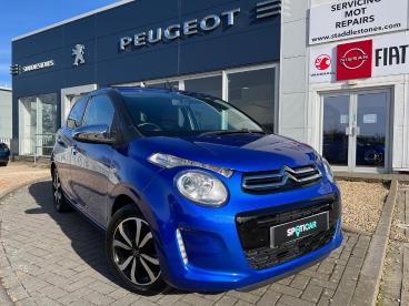 SPOTICAR Citroën C1 1.0 Vti Shine Airscape Euro 6 (s/s) 5dr Used Car - City Car Petrol Blue - Ryde - 1200577917_1