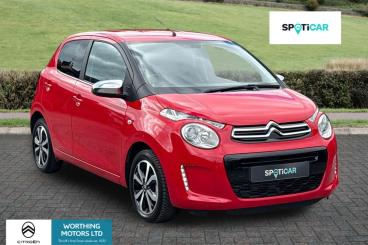 SPOTICAR Citroën C1 1.0 Vti Shine Euro 6 (s/s) 5dr Used Car - City Car Petrol Red - Worthing - 1200613620_1