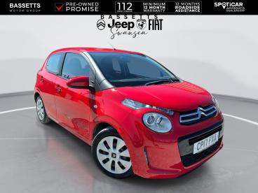 SPOTICAR Citroën C1 1.2 Puretech Feel Euro 6 5dr Used Car - City Car Petrol Red - Swansea - 1200616554_1