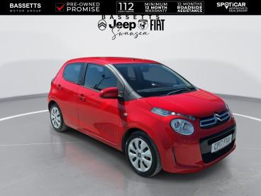 SPOTICAR Citroën C1 1.2 Puretech Feel Euro 6 5dr Used Car - City Car Petrol Red - Swansea - 1200616554_2