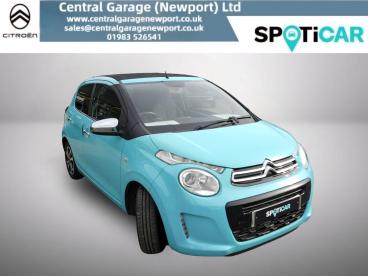 SPOTICAR Citroën C1 1.2 Puretech Flair Airscape Euro 6 5dr (euro 6) Used Car - City Car Petrol Blue - Newport - 1200639368_1
