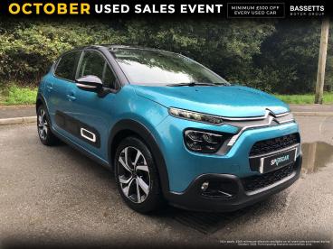 SPOTICAR Citroën C3 1.2 Puretech Shine Plus Euro 6 (s/s) 5dr Used Car - Hatchback Petrol Blue - Camarthen - 1200541725_1