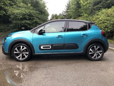 SPOTICAR Citroën C3 1.2 Puretech Shine Plus Euro 6 (s/s) 5dr Used Car - Hatchback Petrol Blue - Camarthen - 1200541725_5