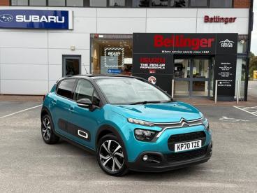 SPOTICAR Citroën C3 1.2 Puretech Flair Plus Euro 6 (s/s) 5dr Used Car - Hatchback Petrol Blue - Wantage - 1200547441_1