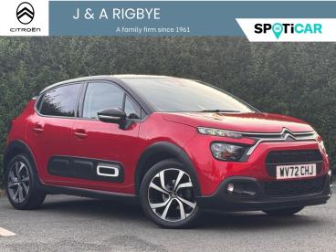 SPOTICAR Citroën C3 1.2 Puretech Shine Plus Eat6 Euro 6 (s/s) 5dr Used Car - Hatchback Petrol Red - Chorley - 1200548005_1