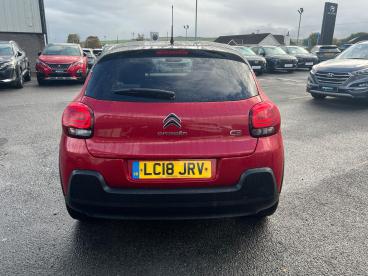 SPOTICAR Citroën C3 1.2 Puretech Flair Euro 6 5dr Used Car - Hatchback Petrol Red - Eglinton - 1200551826_4