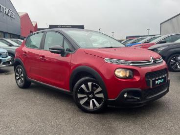 SPOTICAR Citroën C3 1.2 Puretech Feel Euro 6 (s/s) 5dr Used Car - Hatchback Petrol Red - Eglinton - 1200553526_1