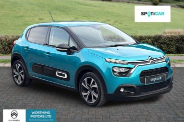 SPOTICAR Citroën C3 1.2 Puretech Shine Plus Euro 6 (s/s) 5dr Used Car - Hatchback Petrol Blue - Worthing - 1200553748_1