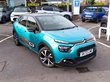 SPOTICAR Citroën C3 1.2 Puretech Shine Plus Euro 6 (s/s) 5dr Used Car - Hatchback Petrol Blue - Eastbourne - 1200553983_1