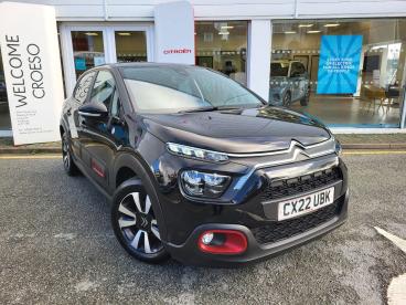 SPOTICAR Citroën C3 1.2 Puretech C-series Euro 6 (s/s) 5dr Used Car - Hatchback Petrol Black - Llangefni - 1200554860_1