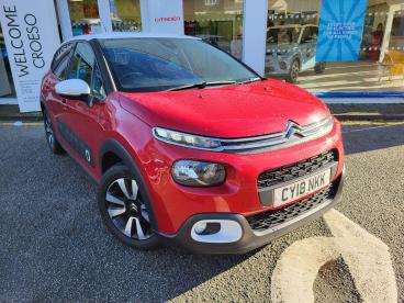 SPOTICAR Citroën C3 1.2 Puretech Flair Euro 6 5dr Used Car - Hatchback Petrol Red - Llangefni - 1200555343_1