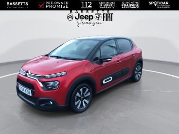 SPOTICAR Citroën C3 1.2 Puretech Plus Euro 6 (s/s) 5dr Used Car - Hatchback Petrol Red - Swansea - 1200567930_3
