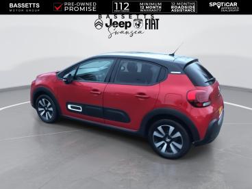 SPOTICAR Citroën C3 1.2 Puretech Plus Euro 6 (s/s) 5dr Used Car - Hatchback Petrol Red - Swansea - 1200567930_5