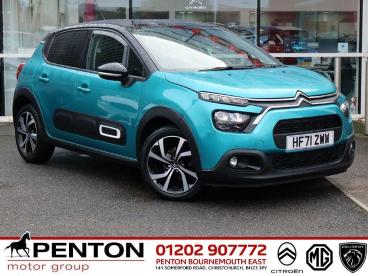 SPOTICAR Citroën C3 1.2 Puretech Shine Plus Eat6 Euro 6 (s/s) 5dr Used Car - Hatchback Petrol Blue - Christchurch - 1200570873_1