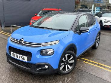 SPOTICAR Citroën C3 1.2 Puretech Flair Euro 6 5dr Used Car - Hatchback Petrol Blue - Wakefield - 1200577580_2