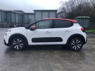 SPOTICAR Citroën C3 1.2 Puretech Flair Eat6 Euro 6 (s/s) 5dr Used Car - Hatchback Petrol White - Camarthen - 1200577916_5