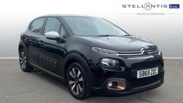 SPOTICAR Citroën C3 1.2 Puretech Origins Euro 6 (s/s) 5dr Used Car - Hatchback Petrol Black - Wimbledon - 1200582614_1