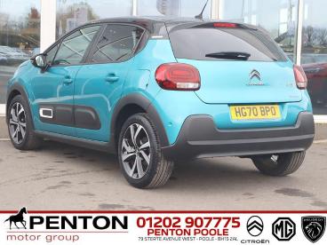 SPOTICAR Citroën C3 1.2 Puretech Shine Plus Eat6 Euro 6 (s/s) 5dr Used Car - Hatchback Petrol Blue - Poole - 1200583450_5