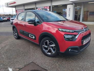 SPOTICAR Citroën C3 1.2 Puretech Shine Euro 6 (s/s) 5dr Used Car - Hatchback Petrol Red - Wokingham - 1200583697_1