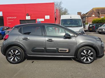 SPOTICAR Citroën C3 1.2 Puretech C-series Edition Eat6 Euro 6 (s/s) 5d Used Car - Hatchback Petrol Grey - Ashford - 1200583962_2