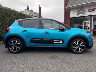 SPOTICAR Citroën C3 1.2 Puretech Shine Plus Euro 6 (s/s) 5dr Used Car - Hatchback Petrol Blue - Chorley - 1200584634_3