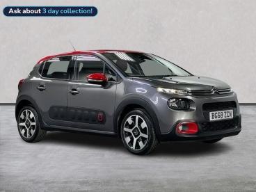 SPOTICAR Citroën C3 1.2 Puretech Flair Nav Edition Euro 6 (s/s) 5dr Used Car - Hatchback Petrol Grey - Belfast - 1200589740_1