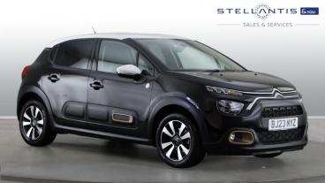 SPOTICAR Citroën C3 1.2 Puretech C-series Edition Euro 6 (s/s) 5dr Used Car - Hatchback Petrol Black - Birmingham - 1200592294_1