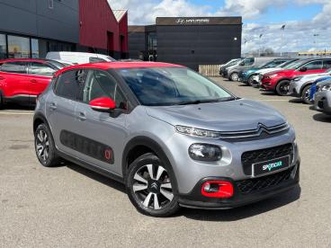 SPOTICAR Citroën C3 1.2 Puretech Flair Plus Euro 6 (s/s) 5dr Used Car - Hatchback Petrol Grey - Eglinton - 1200593714_1