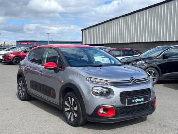 SPOTICAR Citroën C3 1.2 Puretech Flair Plus Euro 6 (s/s) 5dr Used Car - Hatchback Petrol Grey - Eglinton - 1200593714_4