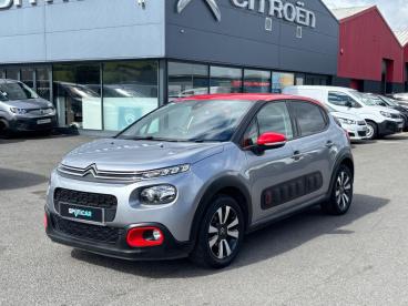 SPOTICAR Citroën C3 1.2 Puretech Flair Plus Euro 6 (s/s) 5dr Used Car - Hatchback Petrol Grey - Eglinton - 1200593714_5