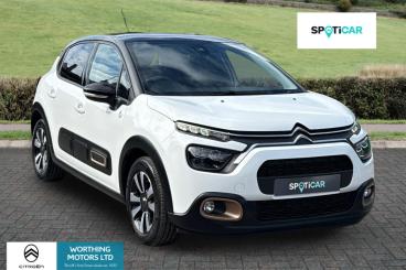 SPOTICAR Citroën C3 1.2 Puretech C-series Edition Eat6 Euro 6 (s/s) 5d Used Car - Hatchback Petrol White - Worthing - 1200599042_1