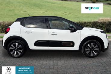SPOTICAR Citroën C3 1.2 Puretech C-series Edition Eat6 Euro 6 (s/s) 5d Used Car - Hatchback Petrol White - Worthing - 1200599042_2