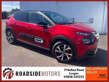 SPOTICAR Citroën C3 1.2 Puretech Shine Plus Eat6 Euro 6 (s/s) 5dr Used Car - Hatchback Petrol Red - Craigavon - 1200603813_1