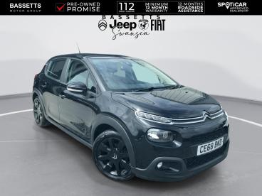 SPOTICAR Citroën C3 1.2 Puretech Feel Nav Edition Euro 6 5dr Used Car - Hatchback Petrol Black - Swansea - 1200608648_1