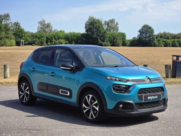 SPOTICAR Citroën C3 1.2 Puretech Shine Plus Euro 6 (s/s) 5dr Used Car - Hatchback Petrol Blue - Maidstone - 1200615231_1