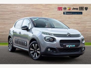 SPOTICAR Citroën C3 1.2 Puretech Gpf Flair Euro 6 (s/s) 5dr Used Car - Hatchback Petrol Grey - Nuneaton - 1200618375_1