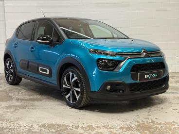 SPOTICAR Citroën C3 1.2 Puretech Shine Plus Euro 6 (s/s) 5dr Used Car - Hatchback Petrol Blue - Carlisle - 1200622765_1