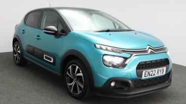 SPOTICAR Citroën C3 1.2 Puretech Shine Plus Euro 6 (s/s) 5dr Used Car - Hatchback Petrol Blue - St. Austell - 1200623023_1