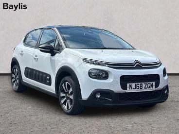 SPOTICAR Citroën C3 1.2 Puretech Flair Euro 6 (s/s) 5dr Used Car - Hatchback Petrol White - Cheltenham - 1200624327_1