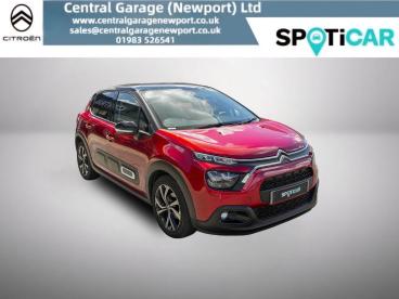 SPOTICAR Citroën C3 1.2 Puretech Shine Plus Eat6 Euro 6 (s/s) 5dr Used Car - Hatchback Petrol Red - Newport - 1200624555_1