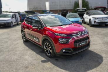 SPOTICAR Citroën C3 1.2 Puretech Shine Plus Eat6 Euro 6 (s/s) 5dr Used Car - Hatchback Petrol Red - Newport - 1200624555_2